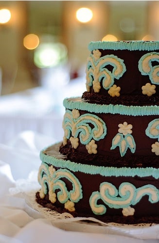 A Great Tasting Chocolate Wedding Cake