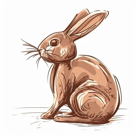 Chocolate Bunny Sketch