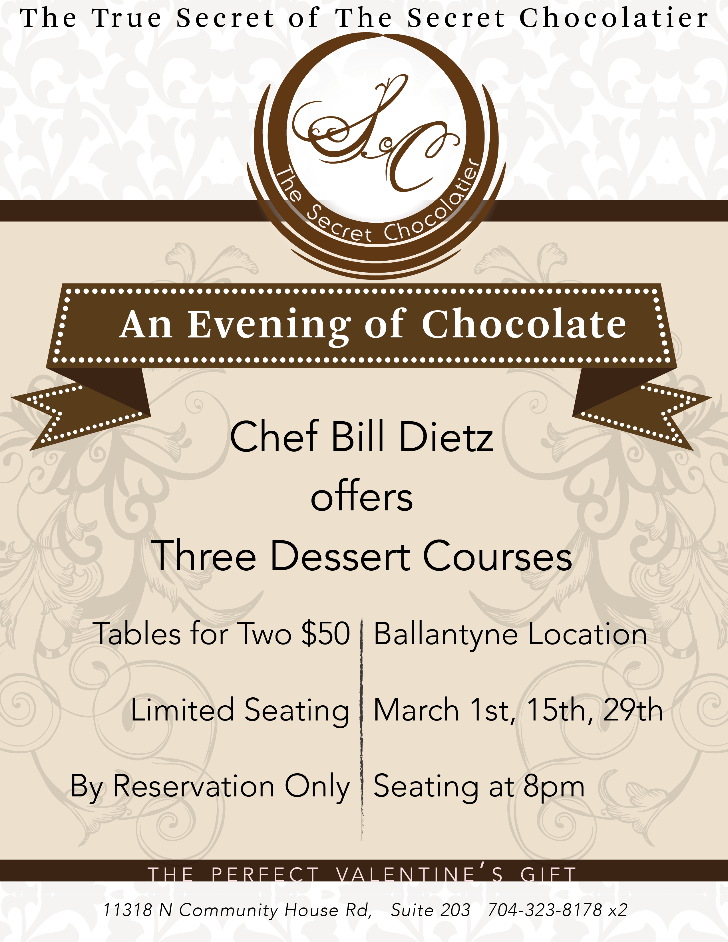 Evening of Chocolate Flyer
