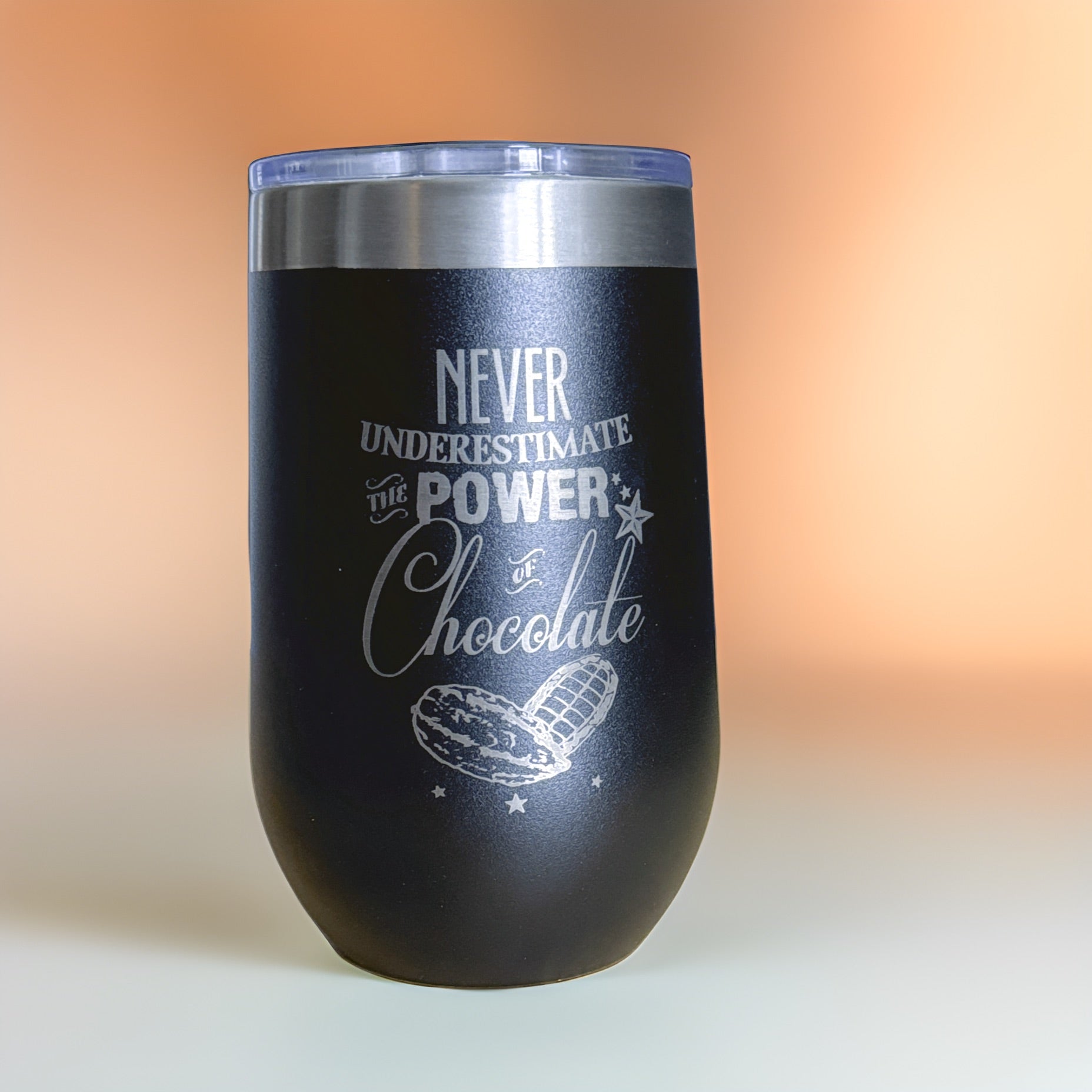 Never Underestimate the Power of Chocolate on Black Main image