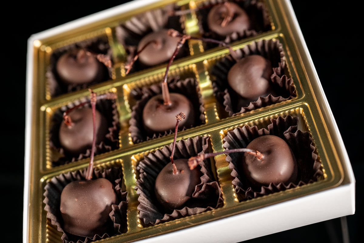 A 9 Box of Chocolate Covered Cherries