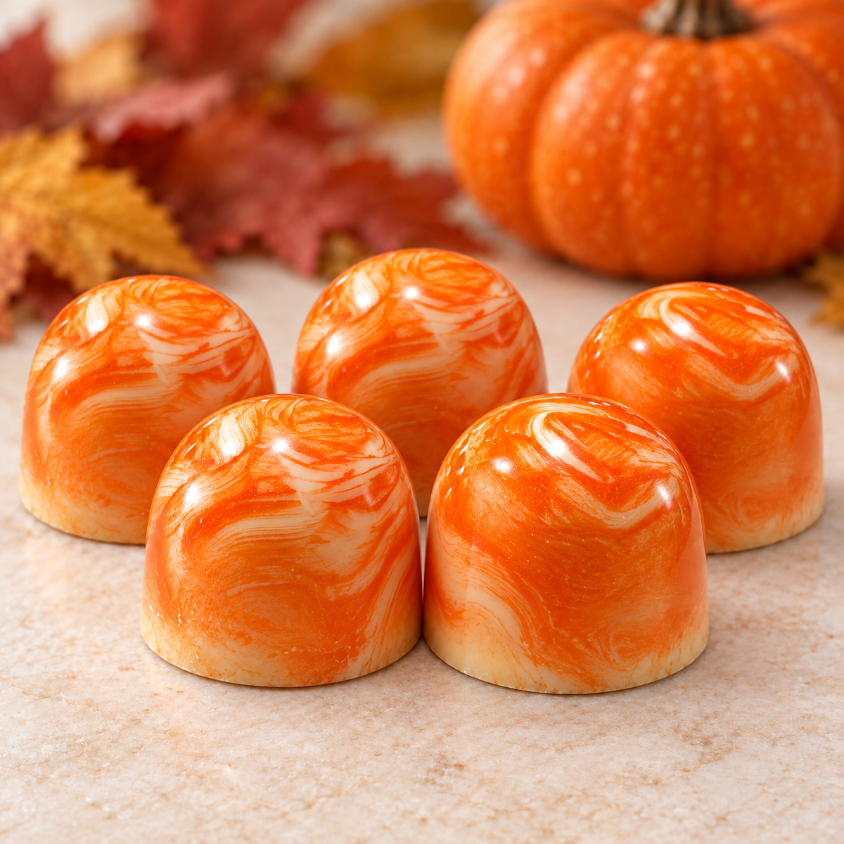 Pumpkin Pie White Chocolate Bon Bons