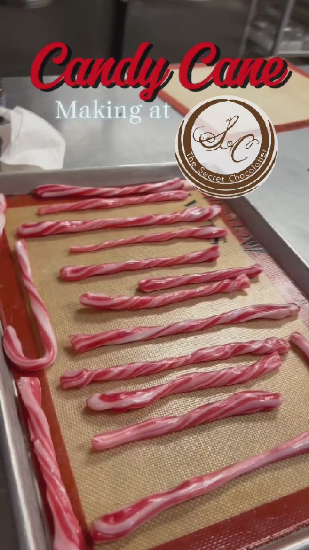 Candy Cane Making at The Secret Chocolatier