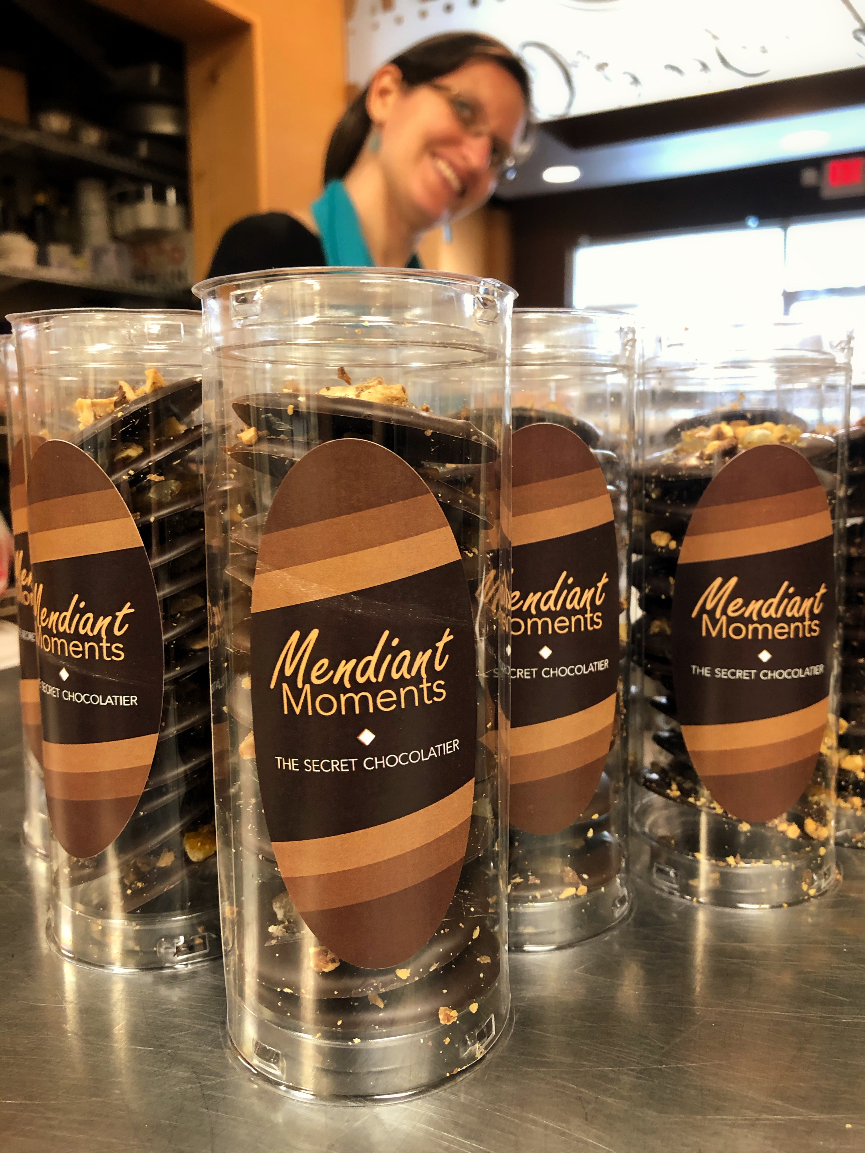Walnut & Orange Dark Chocolate Mendiant Secondary image