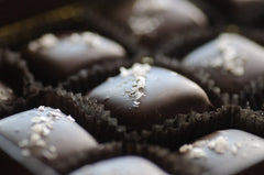 Dark Chocolate Caramels with Sea Salt