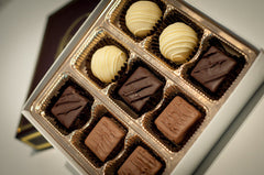 White Chocolate Truffle, Dark Chocolate Truffle, Milk Chocolate Truffle